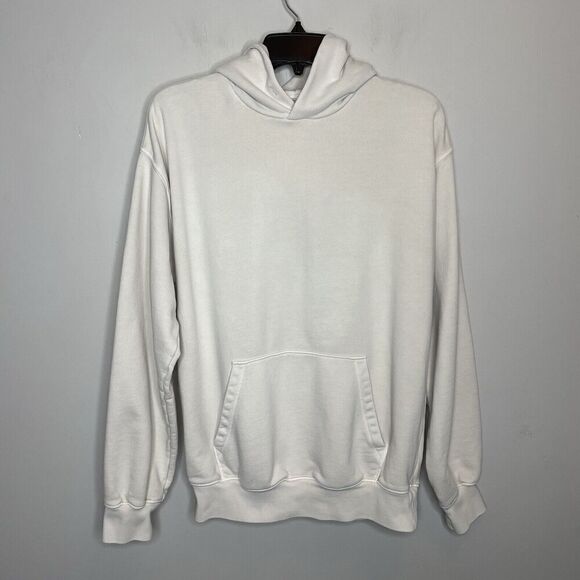 MADEWELL Hoodie Men XS McCarren Midweight Sweatshirt Bleached Canvas NK076 - Picture 4 of 16